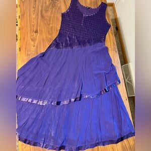 Komarov Tiered Midi Dress